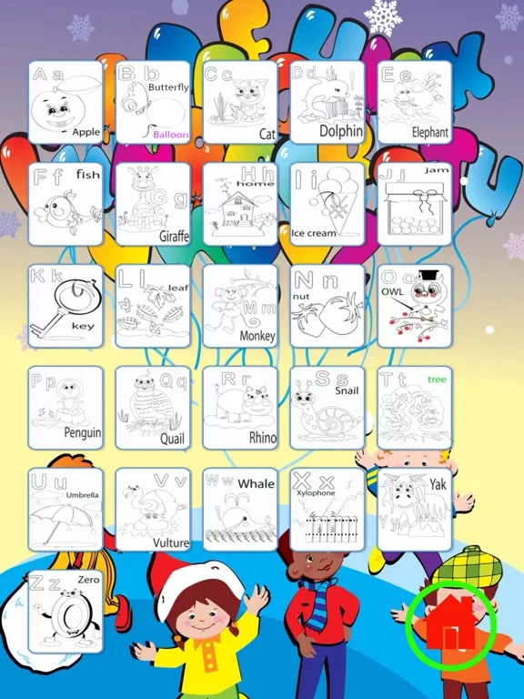 儿童填色及绘画 iPad  سکرین شاٹس