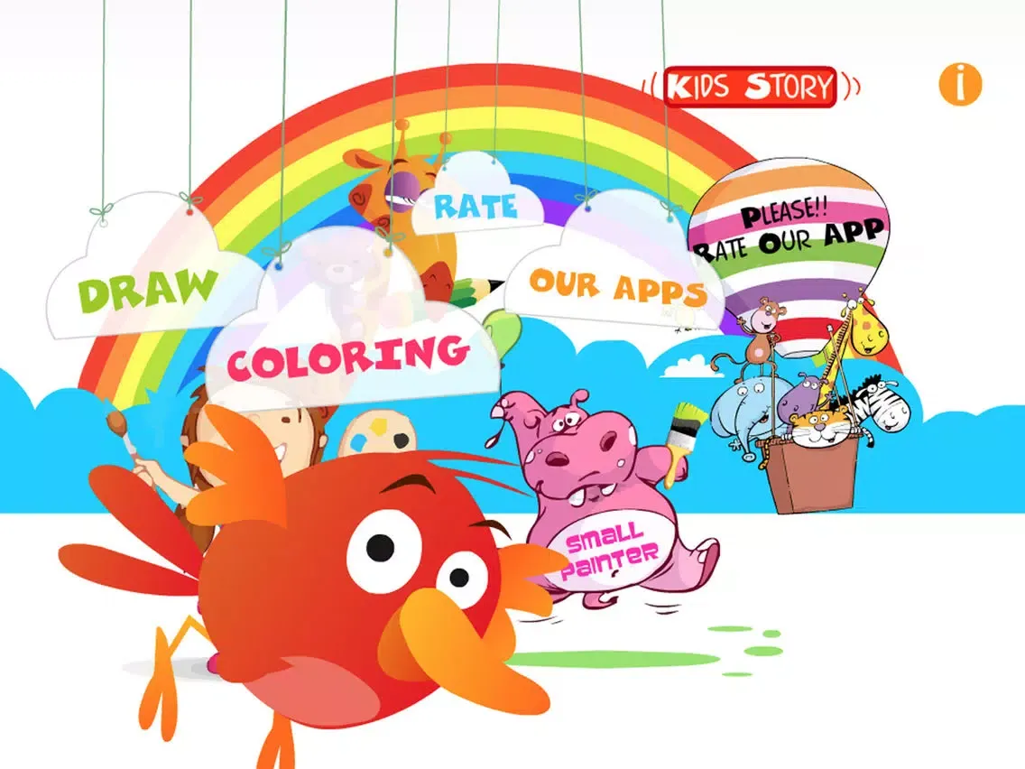 Tangkapan layar Kids Art Club Sesame Coloring Painting Book Studio iPad 