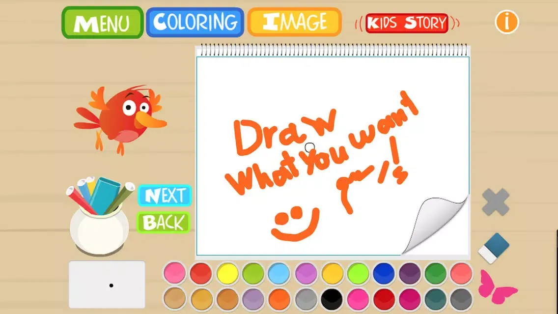 Tangkapan layar Kids Art Club Sesame Coloring Painting Book Studio