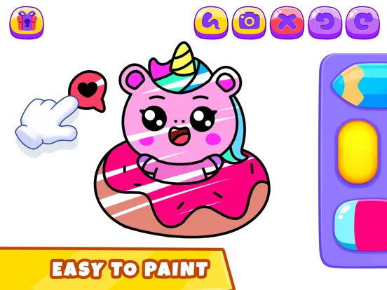 Tangkapan skrin Colouring & Drawing for Girls iPad 