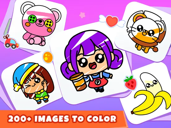 Tangkapan skrin Colouring & Drawing for Girls iPad 