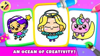 Tangkapan skrin Colouring & Drawing for Girls
