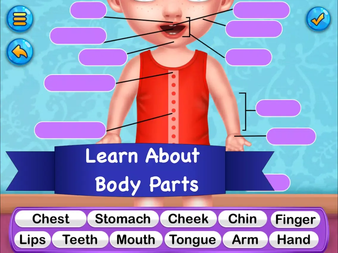 Child Safety - Body Part Guide iPad  Screenshots