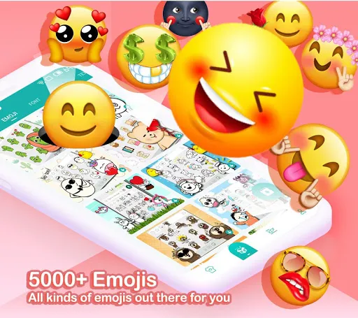 Kika Keyboard - Emoji, Fonts Screenshots