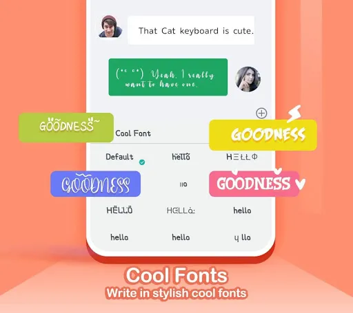 Kika Keyboard - Emoji, Fonts Screenshots