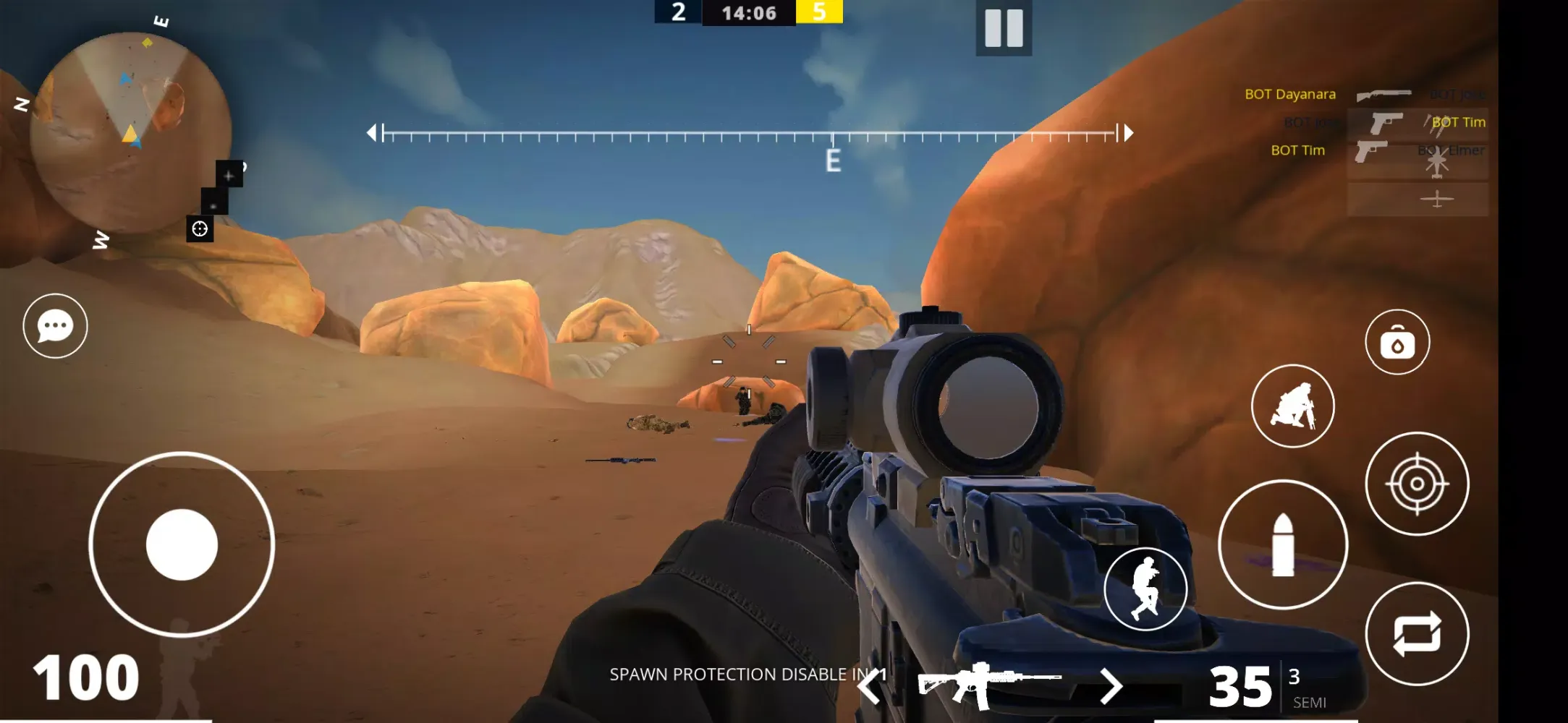Tangkapan layar Brutal War Online 2