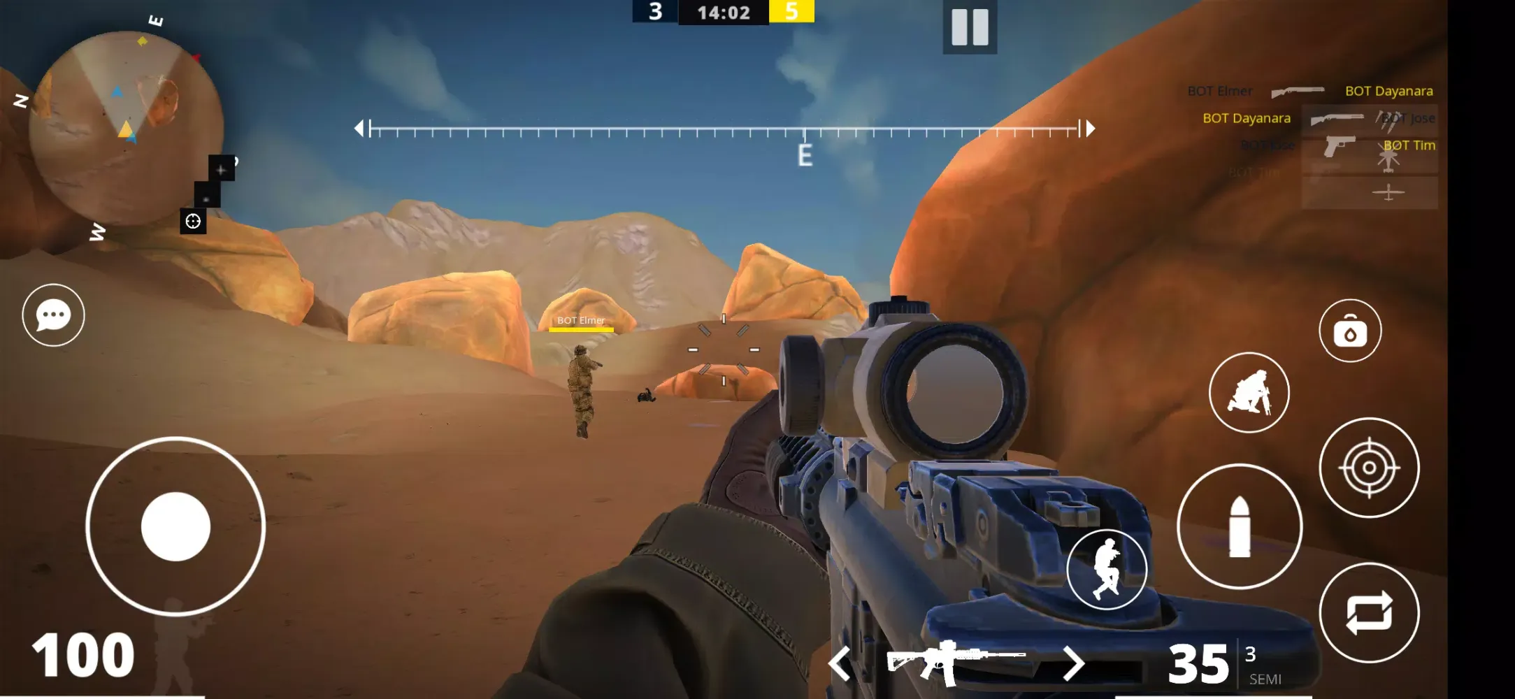 Tangkapan layar Brutal War Online 2