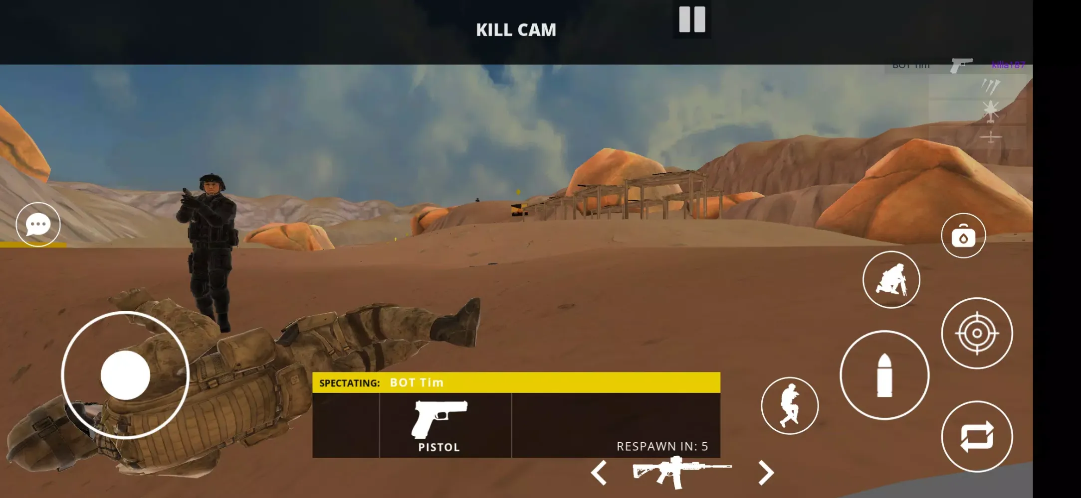 Tangkapan layar Brutal War Online 2