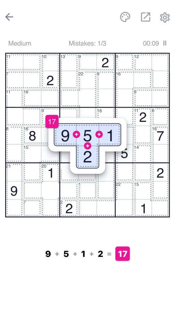 Killer Sudoku 스크린샷