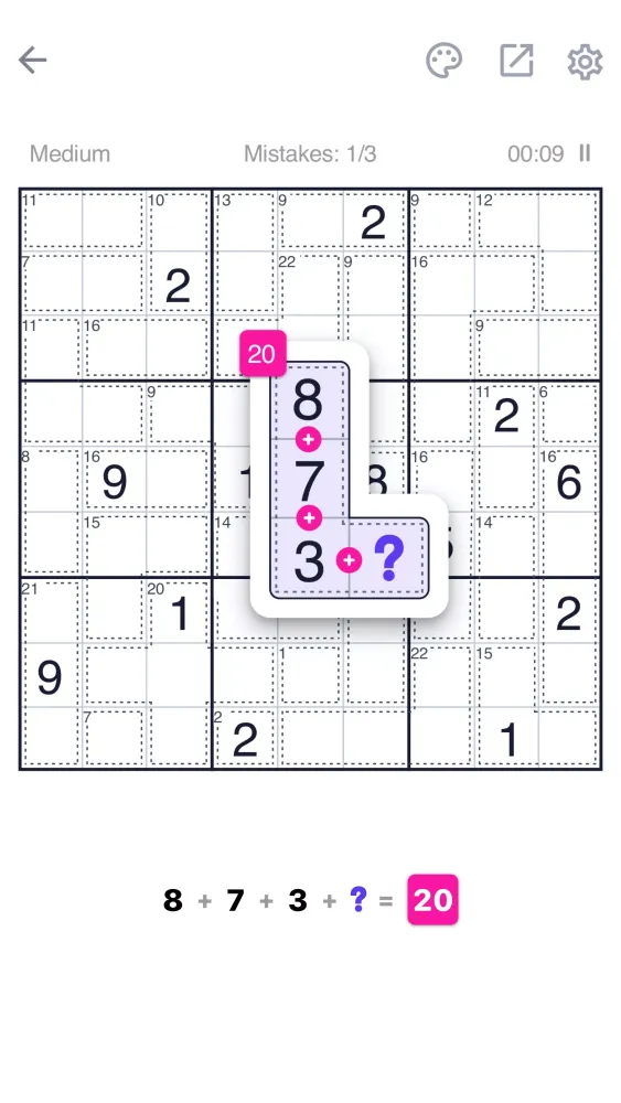 Killer Sudoku 스크린샷