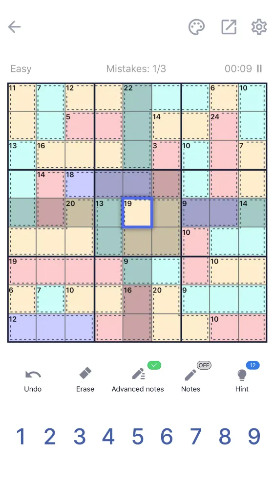 Killer Sudoku 스크린샷