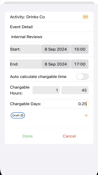 Time Logger Screenshots