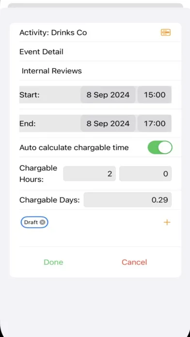 Time Logger Screenshots
