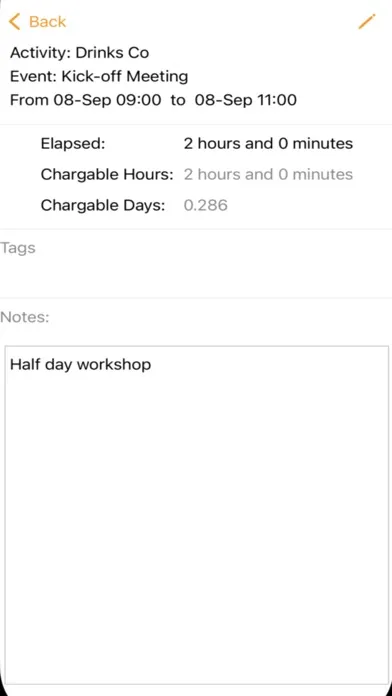 Time Logger Screenshots