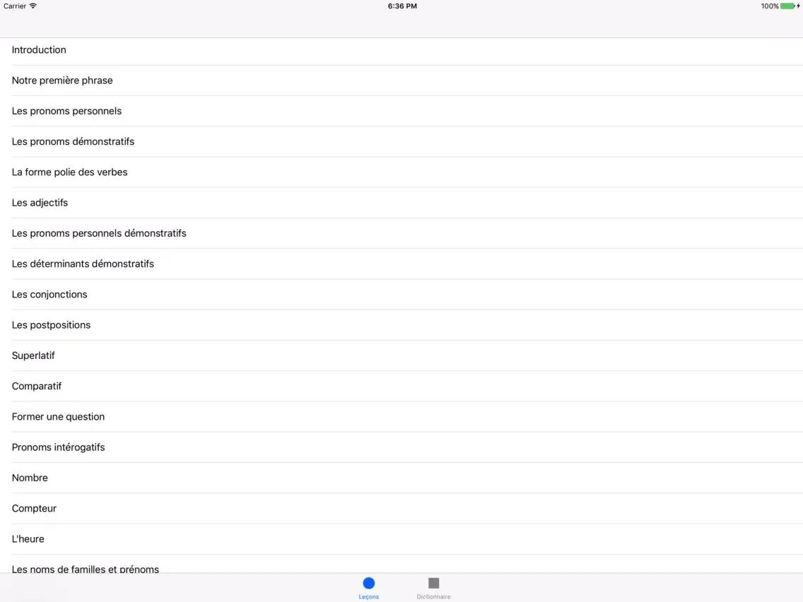 Apprendre le coréen (Kimiko) iPad 應用截圖
