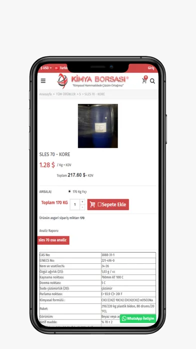 Captures d'écran de Kimya Borsası