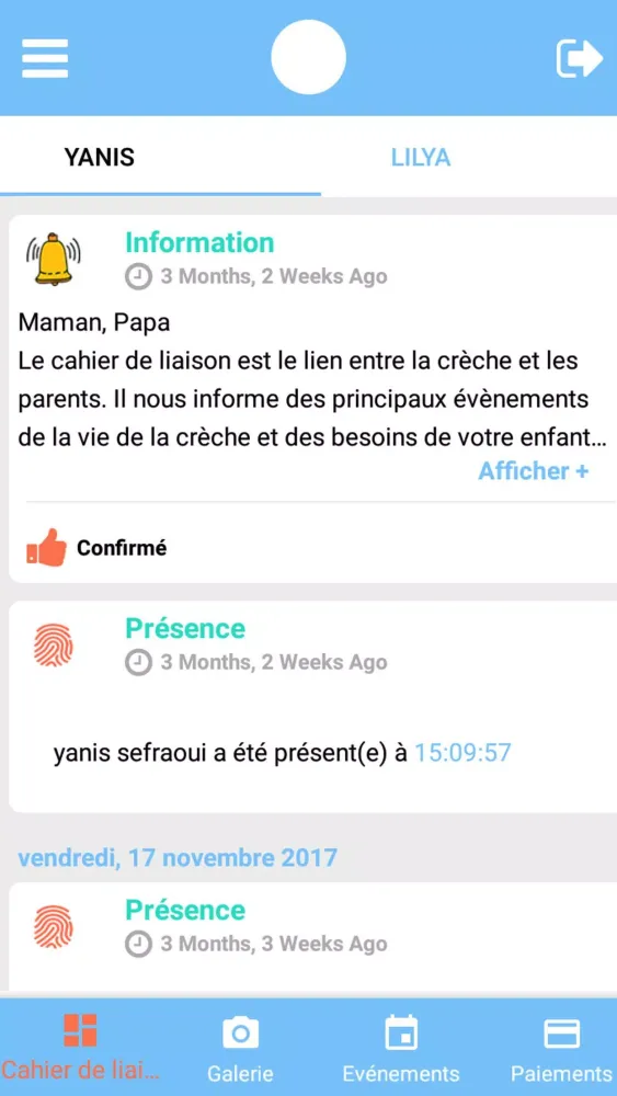 Parent App – Kinder Garden by Screenshots