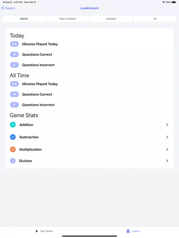 Manta Math iPad  스크린샷