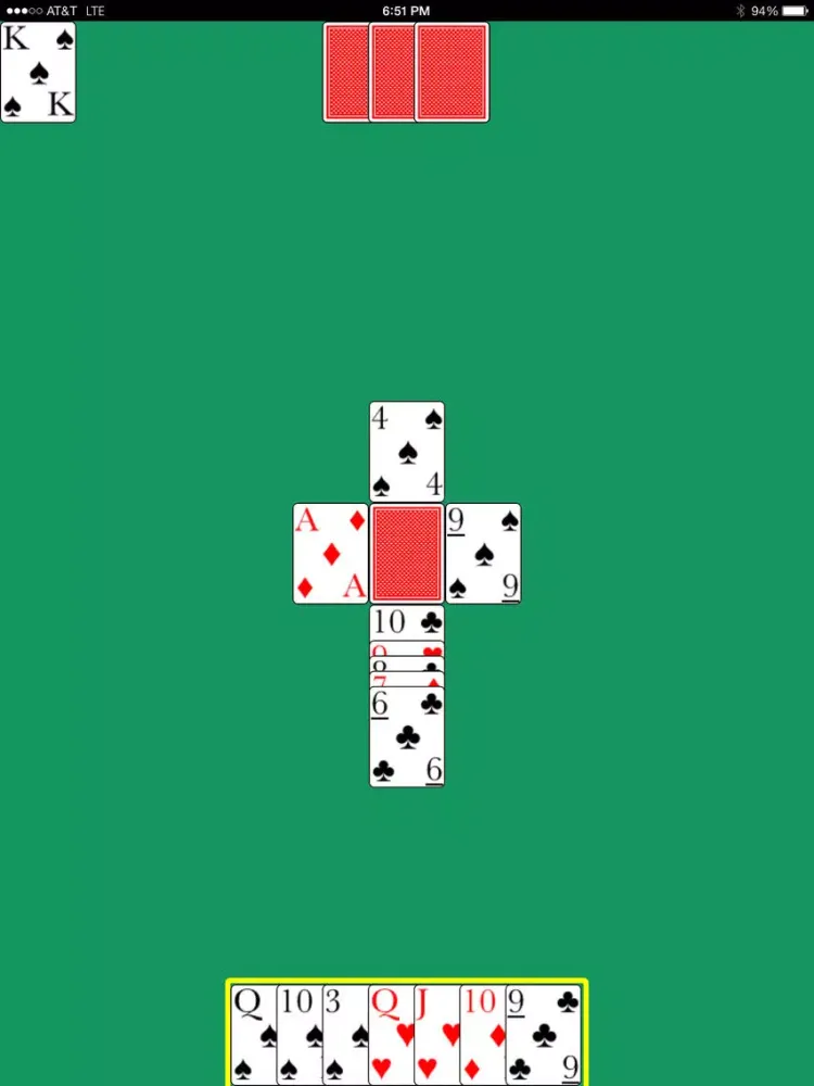 Zrzuty ekranu Kings Corner iPad 