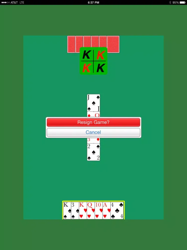 Zrzuty ekranu Kings Corner iPad 