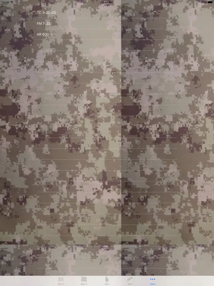 Скриншоты The APFT iPad 