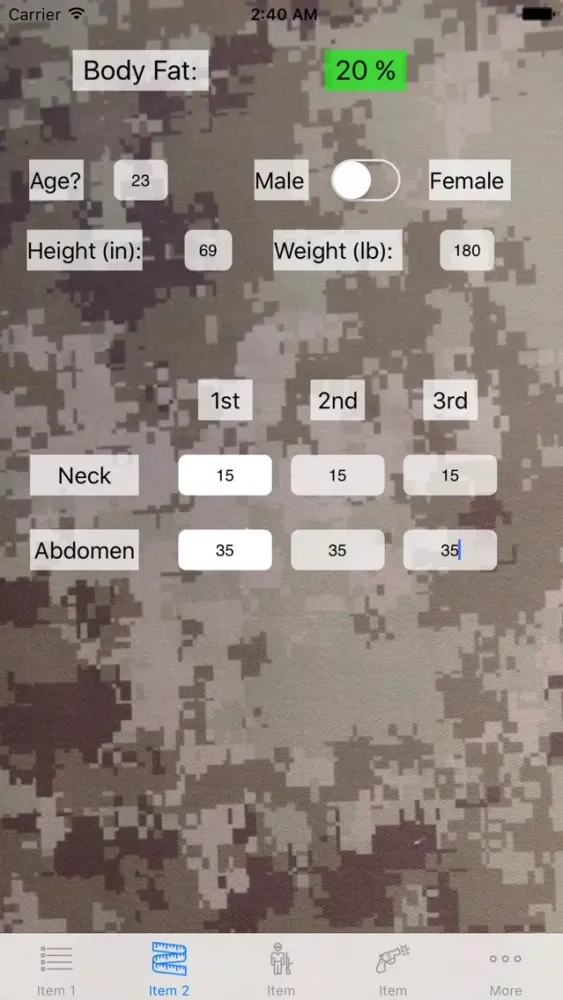 Скриншоты The APFT