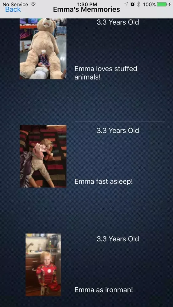 Children's Memories سکرین شاٹس