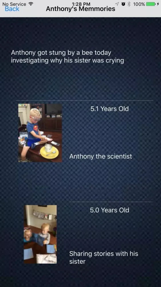 Children's Memories سکرین شاٹس