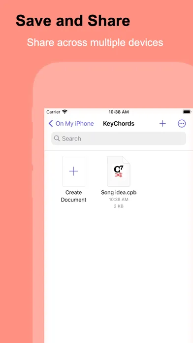 Captures d'écran de KeyChords - Song Maker