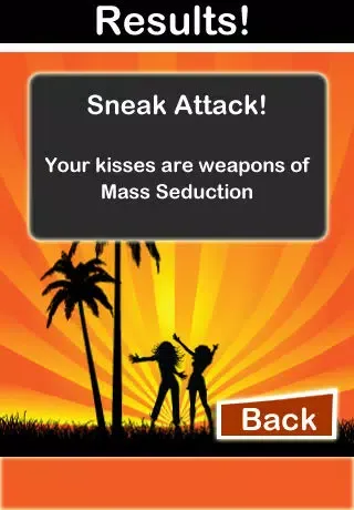 Zrzuty ekranu Kissing-Test!