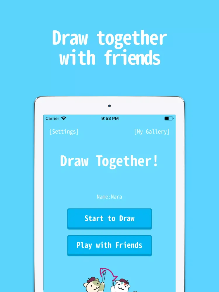 Zrzuty ekranu Draw Together