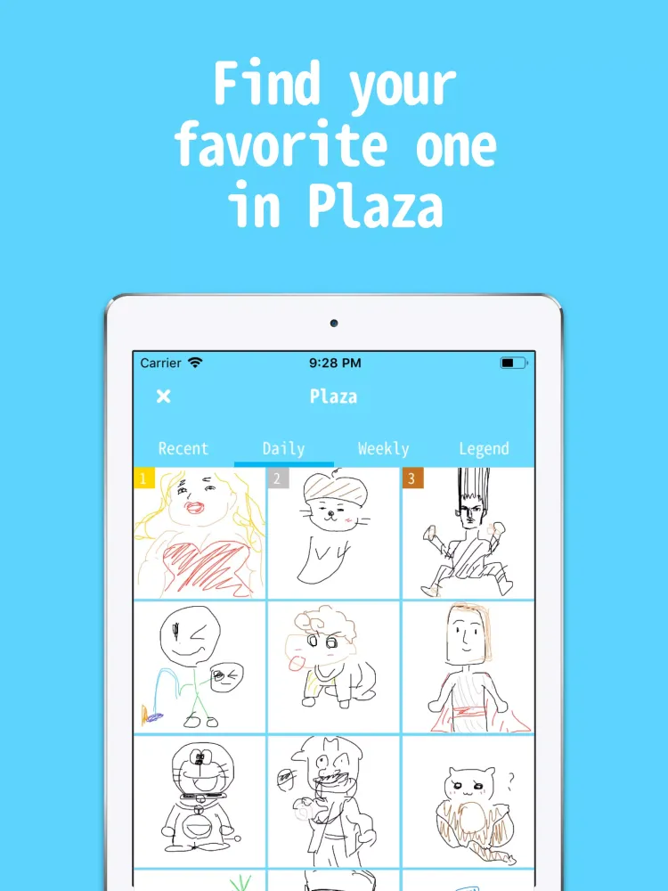 Zrzuty ekranu Draw Together