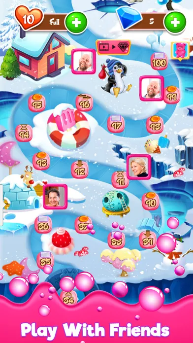 Tangkapan skrin Candy Gummy Bears - The Kingdom of Match 3 Games