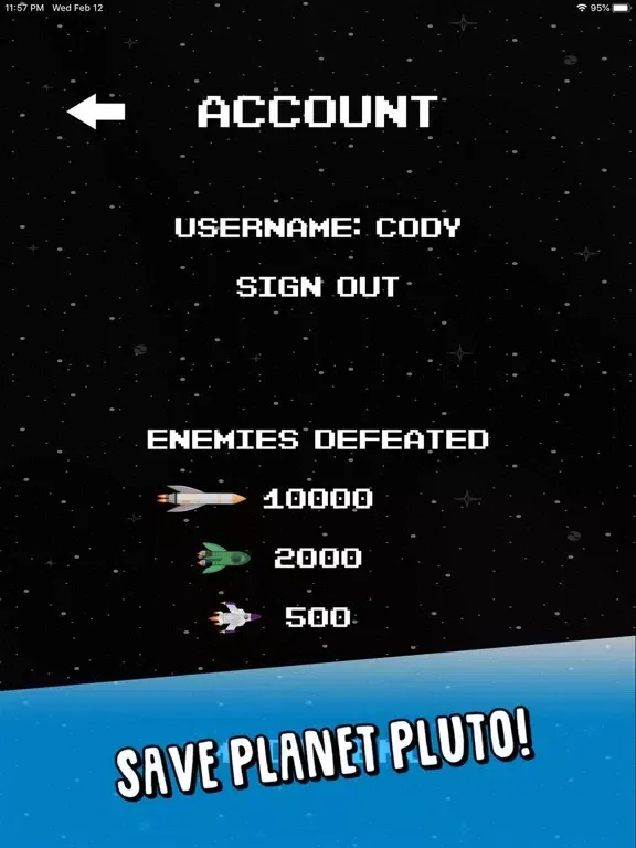 Planet Pluto iPad  Screenshots