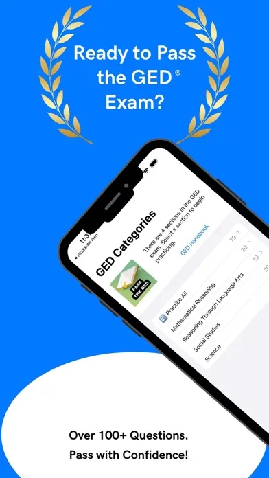 GED Practice Exam Prep 2024 Screenshots