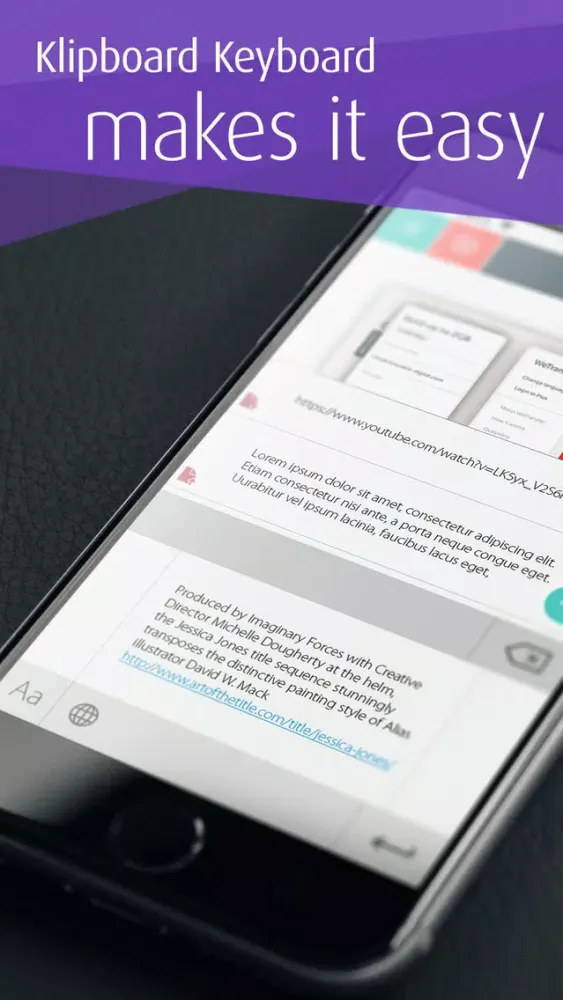 Tangkapan skrin Klipboard - Intelligent Copy & Paste Clipboard