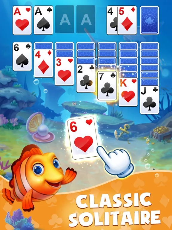 Captures d'écran de Solitaire: Fishing Go! iPad 
