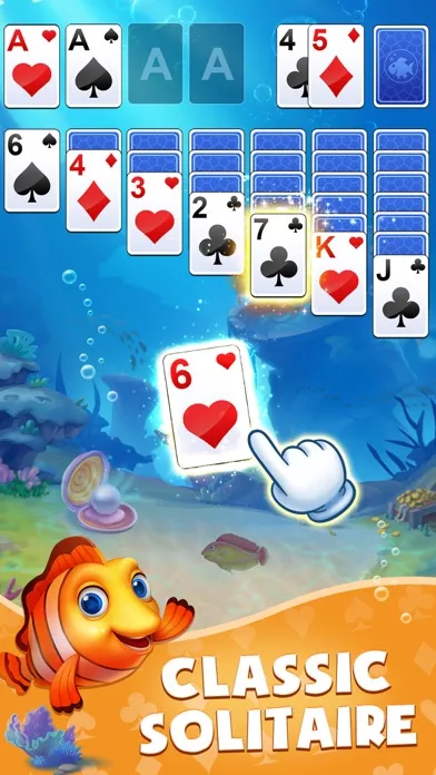Captures d'écran de Solitaire: Fishing Go!