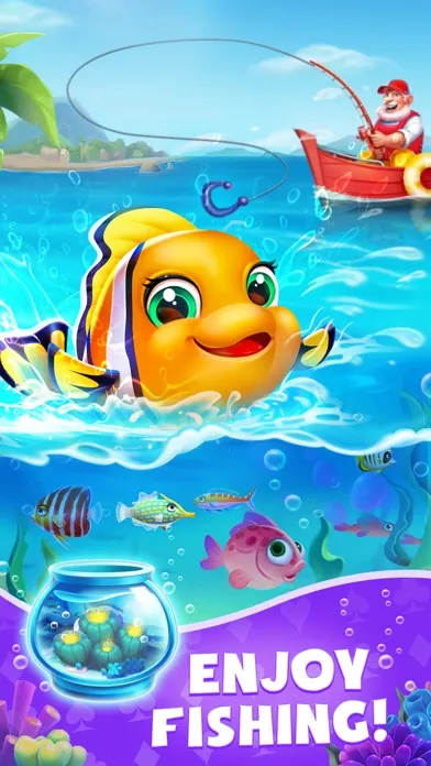 Captures d'écran de Solitaire: Fishing Go!
