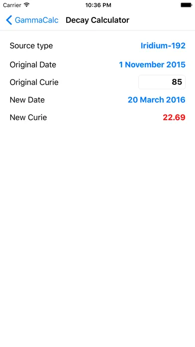 Gamma Calculator Pro Screenshots
