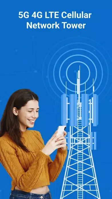 ภาพหน้าจอของ 5G 4G LTE Cellular Network