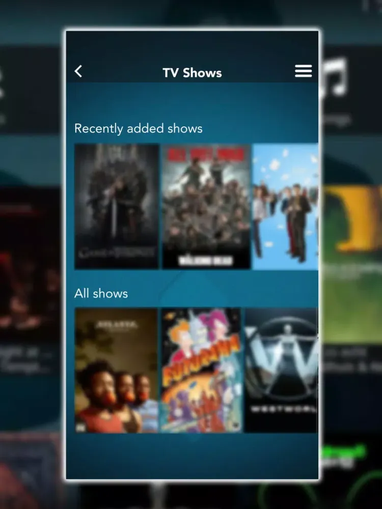 Kodi Movies App w Remote iPad 应用截图