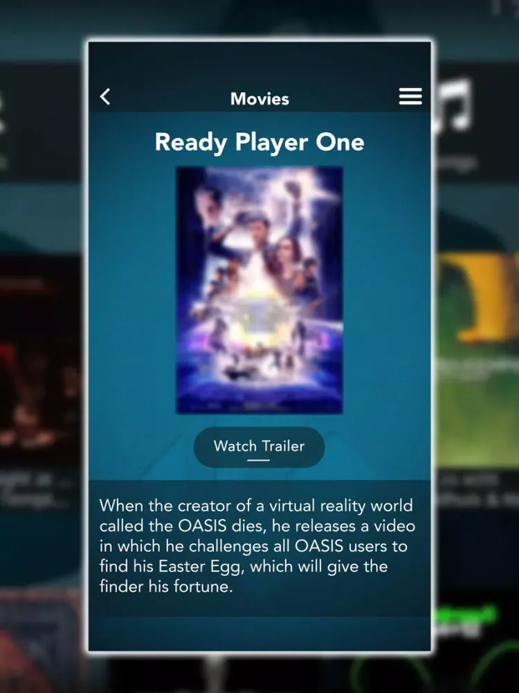 Kodi Movies App w Remote iPad 应用截图