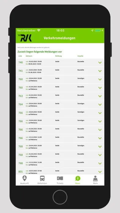 RVK-App سکرین شاٹس