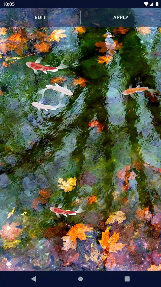 Tangkapan layar Fish 4K HD Koi Live Pond 3D