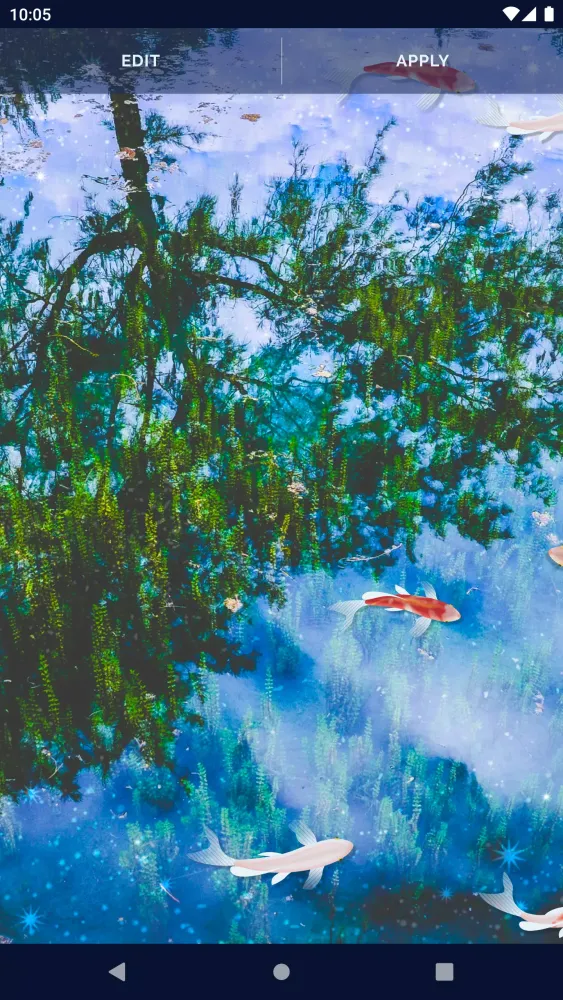 Tangkapan layar Fish 4K HD Koi Live Pond 3D