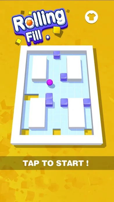 Capturas de tela do Rolling Fill: Push Cubes Hole