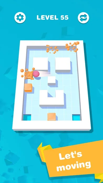 Capturas de tela do Rolling Fill: Push Cubes Hole