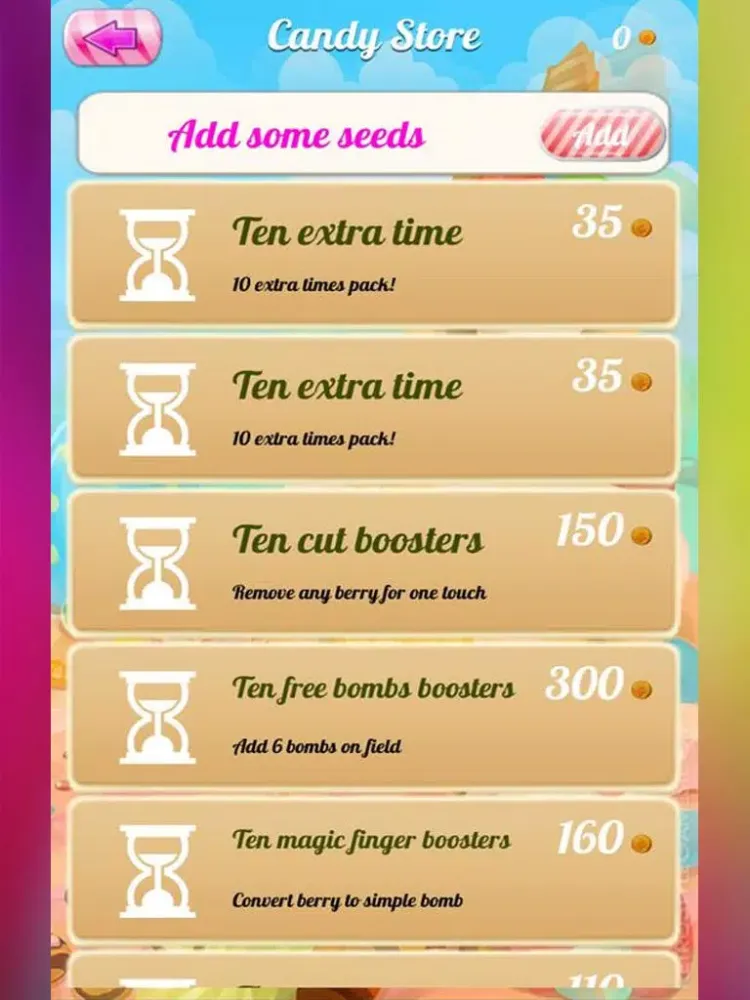 Cute Candy Deluxe iPad  스크린샷