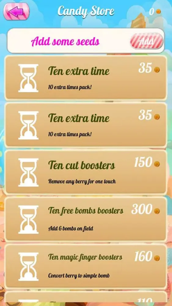 Cute Candy Deluxe 스크린샷